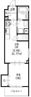 枚方市牧野本町2丁目の間取図