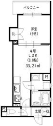 枚方市牧野本町2丁目の間取図