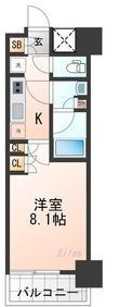 西宮市本町の間取図