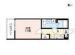 大阪市住之江区御崎6丁目の間取図