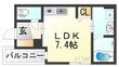 豊中市服部南町2丁目の間取図