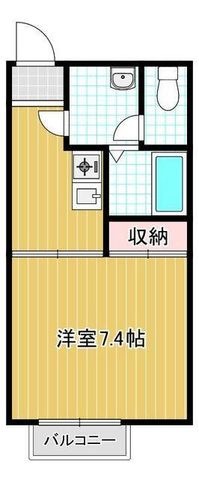 拡大写真:西宮市六軒町 1階102の間取り