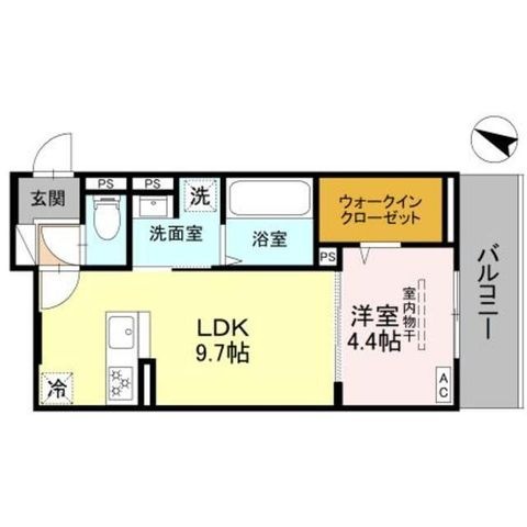 拡大写真:神戸市長田区大塚町4丁目 3階302の間取り