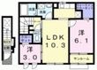 写真:伊丹市岩屋1丁目 2階202の間取図