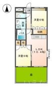 玉野市迫間の間取図