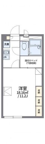 拡大写真:瀬戸内市長船町福岡 1階104の間取り