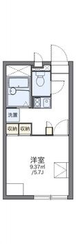 高梁市落合町阿部の間取図