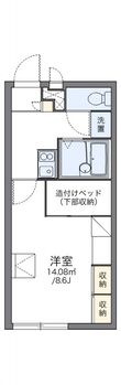 高梁市落合町近似の間取図
