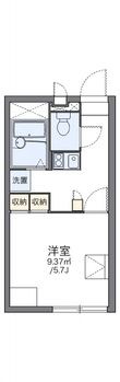 倉敷市連島町鶴新田の間取図