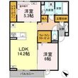 D-residenceK沖野上の間取図