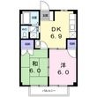 ヴィラ丸河南の間取図