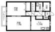 ユーハイツ沖野上の間取図