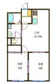 クレセント道三の間取図