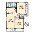 SAKURA B棟の間取図