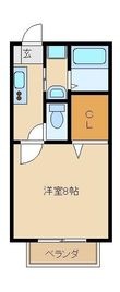 ミラーハイツ3の間取図