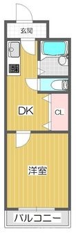 大宝若江岩田CTスクエアの間取図