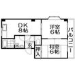 ラルゴ若江の間取図