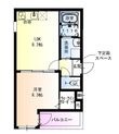 フジパレス瓜生堂Ⅲ番館の間取図