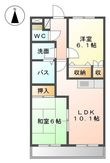 セカンドサンテツの間取図