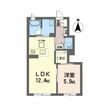 シャーメゾン上河原西 B棟の間取図