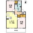 ベルデュール A棟の間取図