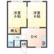 プレジール真庭Bの間取図