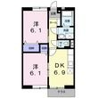ラフィーネAの間取図