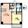 写真:グランツ昭和館 8階804の間取図