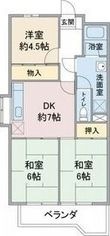 名古屋市南区弥生町の間取図