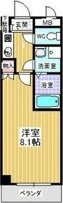 アベニール佃の間取図
