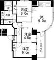 名古屋市中区富士見町の間取図