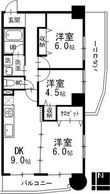 名古屋市中区富士見町の間取図