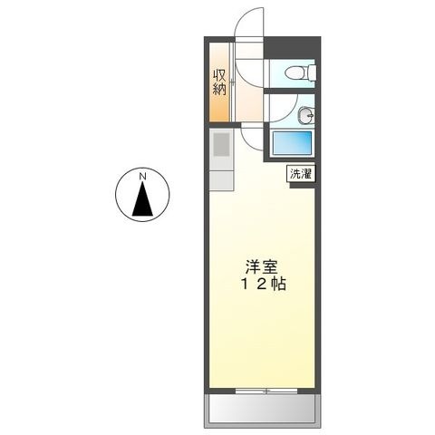 拡大写真:アクセス高辻 5階5Bの間取り
