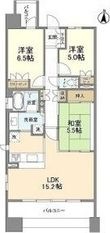 SS.FLAT桜山の間取図