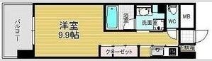 拡大写真:エスペランサ上前津 11階1102の間取り