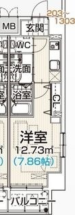ザ・ラウンジ大須の間取図
