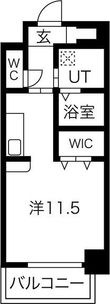 Casone asso(カゾーネアッソ)の間取図