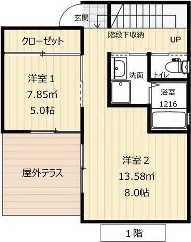 拡大写真:メゾンドケイアネックス 1の間取り