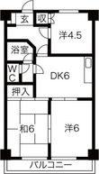 名古屋市瑞穂区中根町２丁目の間取図