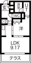 コアプリシードの間取図