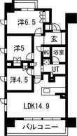 レ・ジェイド名古屋の間取図