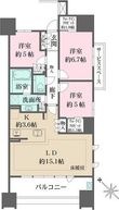 ザ・パークハウス名古屋(B・C・D棟)の間取図