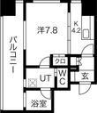 写真:さくらHills NAGOYA WEST 7階704の間取図