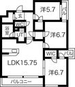ユング城山の間取図