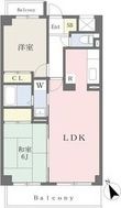 エストマール川名の間取図