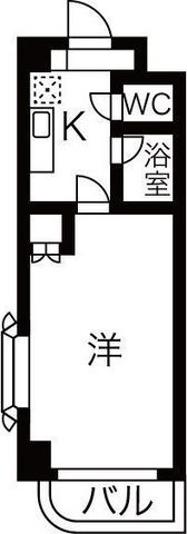 拡大写真:ハウザー高畑 2Fの間取り