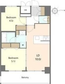 拡大写真:S-RESIDENCE名駅北alesia(アレシア) 15階1502の間取り