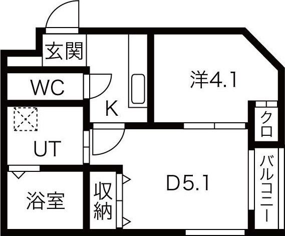 拡大写真:ベルフォート新瑞橋 3階301の間取り