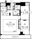 レジディア東桜Ⅱの間取図