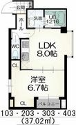 コンフォートシティIIの間取図